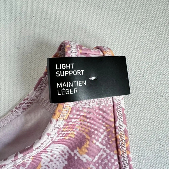 Adidas Aeroready Pink Animal Print Sports Bra Light Support 2XL - Picture 4 of 7